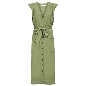 Emma dress by Reiss linen blend midi size NWT
